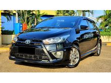 2015 Toyota Yaris 1.5 TRD Sportivo Hatchback AT Matic HITAM METALIK, PAJAK PANJANG TERAWAT RECORD, KREDIT MUDAH SIAP DIBANTU