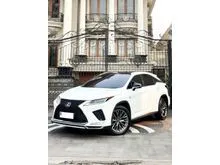 2020 Lexus RX 300 2.0 F Sport SUV White on Black Odo 89 Rb (TERMURAH) LIKE NEW