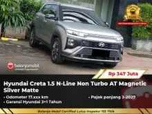 2025 Hyundai Creta 1.5 N Line SUV Non Turbo AT Magnetic Silver Matte NIK 2025 [ GARANSI 5TH ]
