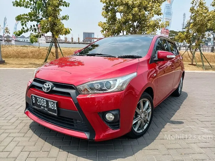 Jual Mobil Toyota Yaris 2014 G 1.5 di Banten Automatic Hatchback Merah Rp 155.900.000