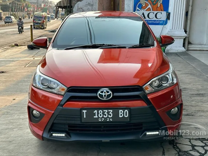 Jual Mobil Toyota Yaris 2014 TRD Sportivo 1.5 di Jawa Barat Automatic Hatchback Orange Rp 162.000.000