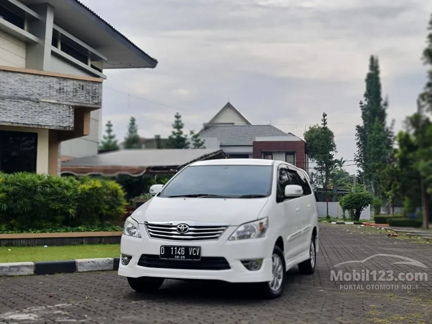 Jual Mobil Toyota Kijang Innova 2013 G Luxury 2.0 di Jawa Barat Automatic MPV Putih Rp 179.000.000