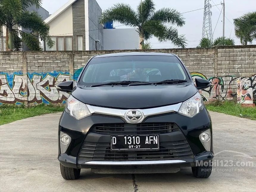 Jual Mobil Toyota Calya 2017 G 1.2 di Jawa Barat Automatic MPV Hitam Rp 105.000.000