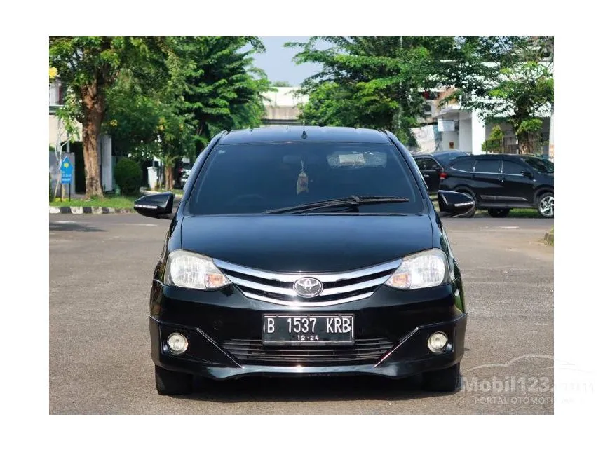 Jual Mobil Toyota Etios Valco 2014 G 1.2 di Banten Manual Hatchback Hitam Rp 90.000.000