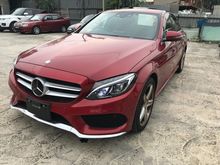 2016 Mercedes-Benz C200 2.0 AMG P/M/LEATHER SEAT LANE KEEP ASSIST *BLIND SPORT ASSIST
