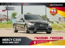 2017 Mercedes-Benz C200 2.0 AMG Line Sedan Black on Black AMG Body Kit and Wheels TDP 46JT