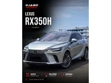 2023 Lexus RX 350h 2.5 Luxury SUV Hybrid Sonic Titanium on Black Abu-abu Abu Grey RX350h RX350 h 350