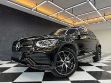 2022 Mercedes-Benz GLC200 2.0 Night Edition AMG Line SUV Black on Black Odo 16 Rb (TERMURAH)