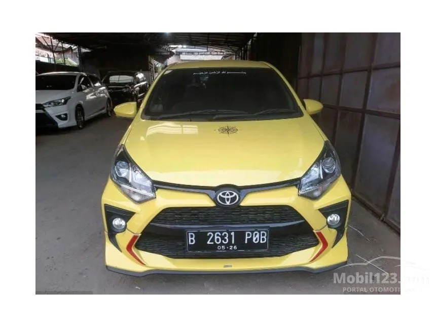Jual Mobil Toyota Agya 2021 TRD 1.2 di Jawa Barat Automatic Hatchback Kuning Rp 143.000.000