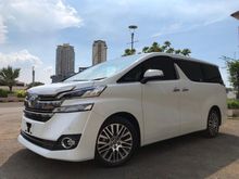 2017 Toyota Vellfire 2.5 G Van Wagon ATPM White On Black TOTAL DP 150JT Harga Nego Terima Mulus #CECILIAAUTO