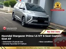 2026 Hyundai Stargazer 1.5 Prime MPV IVT 6 Seat Captain Seat AT Silver NIK 2026 [ KM 21 PERAK ]