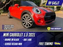 2020 MINI Cabrio 1.5 Cooper Convertible Cabriolet Orange on Black Oranye Oren