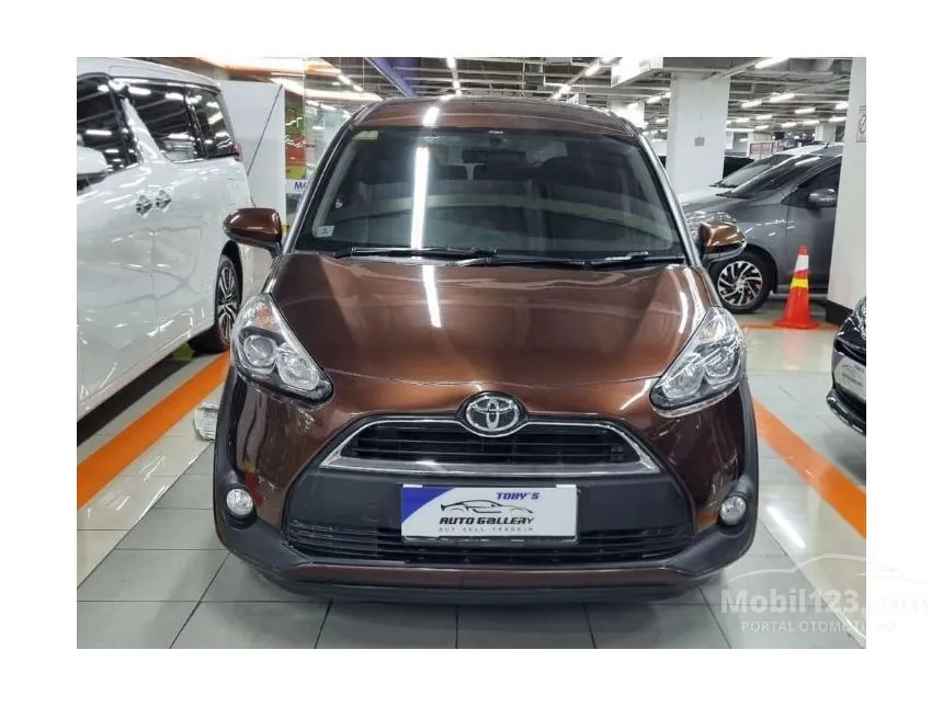 Jual Mobil Toyota Sienta 2017 G 1.5 di DKI Jakarta Automatic MPV Coklat Rp 150.000.000