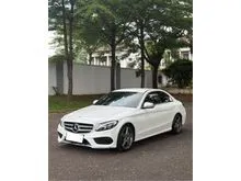 2018 Mercedes-Benz C200 2.0 AMG Line Sedan White on Black Odo 30 Rb (TERMURAH)