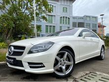 2013 Mercedes-Benz CLS350 3.5 AMG Coupe Nik2013 White On Saddle Brown Km20rb Antik Sunroof Dynamic Seat PBD #AUTOHIGH #BEST VALUE