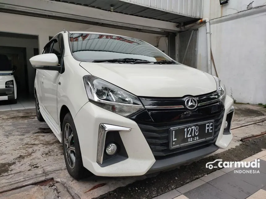 Jual Mobil Daihatsu Ayla 2020 R 1.2 di Jawa Timur Automatic Hatchback Putih Rp 135.000.000