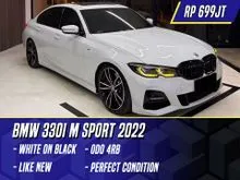 2022 BMW 330i 2.0 M Sport Sedan White on Black Putih MSport 330 i