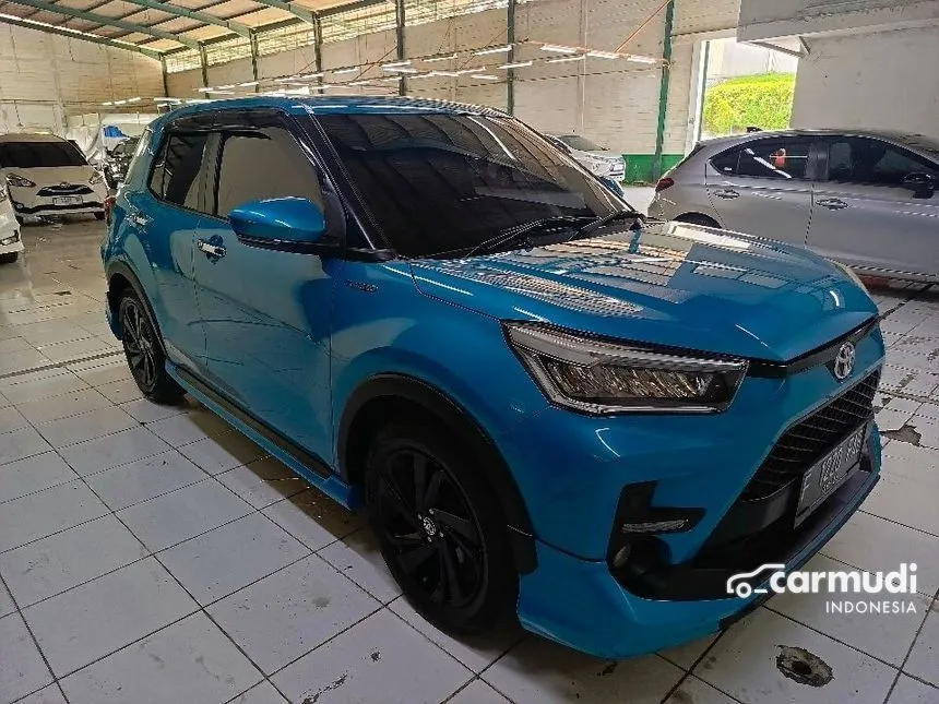 Jual Mobil Toyota Raize 2021 GR Sport 1.0 di Jawa Barat Automatic Wagon Biru Rp 205.000.000