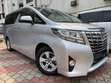 GORILLA SILVER UNREG TOYOTA ALPHARD 2.5 TYPE X 8 SEATER 2 PDRS