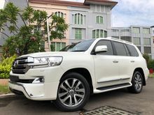 2017 Toyota Land Cruiser 4.5 VX-R SUV Nik2017 New Model Diesel White On Black Km10rb 3TV PBD TDP.500JT