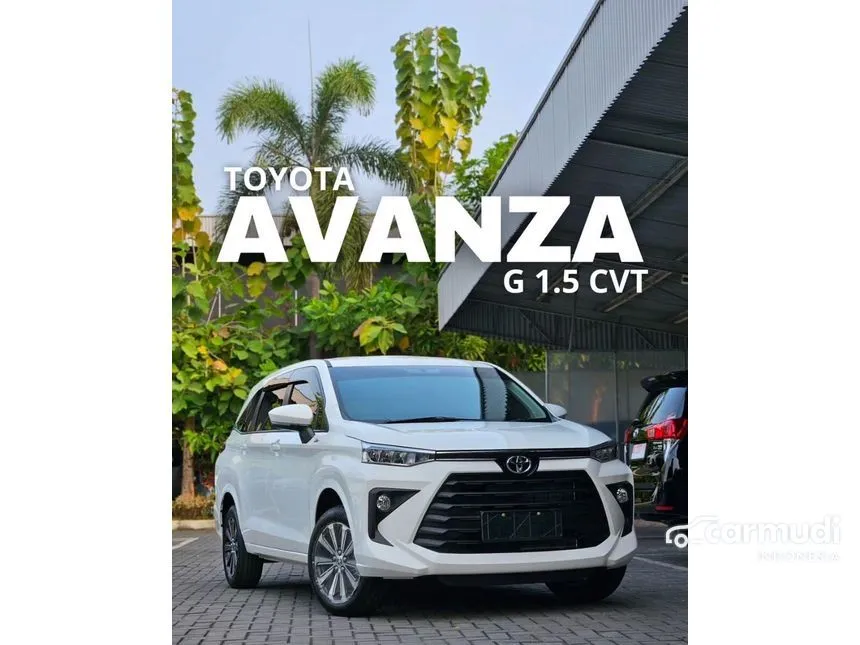Jual Mobil Toyota Avanza 2024 G 1.5 di DKI Jakarta Automatic MPV Putih Rp 15.000.000