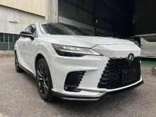 2023 Lexus RX 350 2.4 F Sport Handling SUV GRED 5A MILLIAGE ONLY 3000KM FULL SPEC