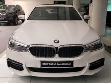 2020 BMW 530i 2.0 M Sport Sedan iDrive 7 Gratis Voucher Bensin & Extended Warranty 1th + Bonus Fasilitas Pembelian Di Astra BMW