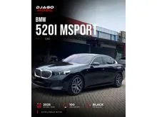 2025 BMW 520i 2.0 M Sport Sedan Black Hitam 520 i MSport G60