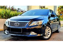 2013 Toyota Camry 2.5 V Sedan Black on Beige ATPM - PAJAK SUPER PANJANG - Low Miles 30Ribuan - ASLI ANTIK - GOOD CONDITION - MULUS NO MINUS