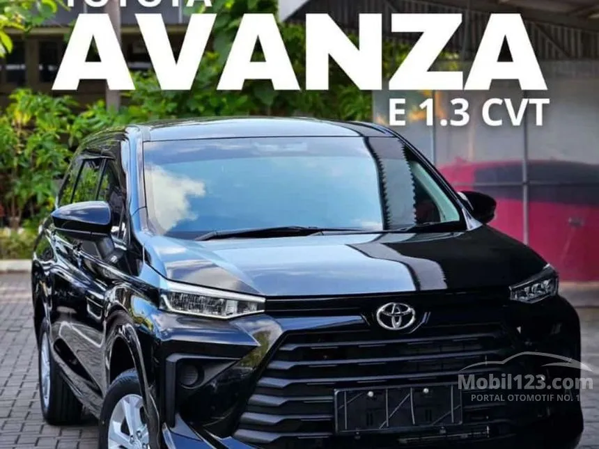 Jual Mobil Toyota Avanza 2024 E 1.3 di Banten Automatic MPV Hitam Rp 228.800.000