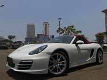PORSCHE BOXSTER 2.7 PDK 2013 WHITE ON RED TOP RED