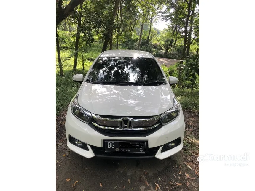 Jual Mobil Honda Mobilio 2017 E 1.5 di Jawa Barat Manual MPV Putih Rp 150.000.000