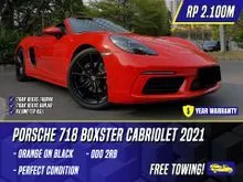 2020 Porsche 718 2.0 Boxster Convertible Orange on Black Oranye Oren Cabriolet Cabrio
