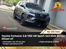 2023 Toyota Fortuner 2.8 GR Sport 4X2 SUV Kick Sensor Diesel AT Abu Metalik [ GARANSI 5TH ]
