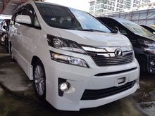 2012 Toyota Vellfire 2.4 ZG PILOT SEAT UNREGISTER