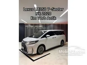 2020 Lexus LM 350 3.5 7 Seater MPV