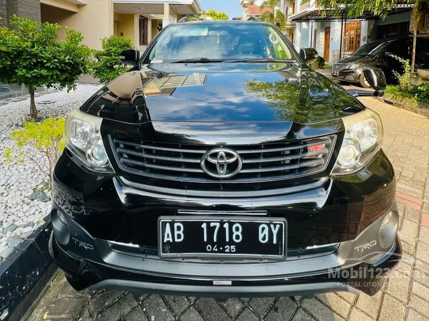 Jual Mobil Toyota Fortuner 2014 TRD G Luxury 2.7 di Yogyakarta Automatic SUV Hitam Rp 240.000.000