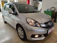 Honda Mobilio 1.5 E CVT AT 2015 Silver Metalik Km Rendah