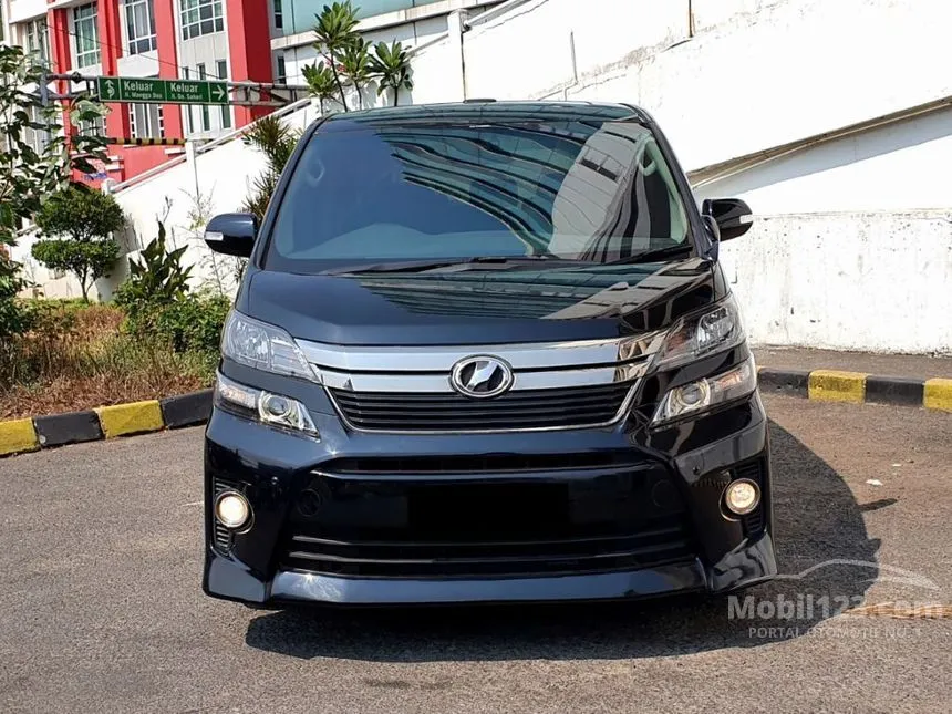 Jual Mobil Toyota Vellfire 2014 Z 2.4 di DKI Jakarta Automatic Van Wagon Hitam Rp 385.000.000
