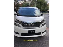 Actual 2013 Toyota Vellfire 3.5 VL Low Usage Car