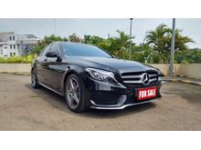 Mercedes Benz C300 AMG Line 2.0 4-Cylinder Turbo ATPM AT 2018 Black On Black - Tangan Pertama - Very Low KM 5ribuan - LIKE NEW