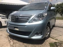 UNREG 2012 Toyota Alphard 2.4 (A) 8 Seater PwerDoor JapanSpec ** FREE GIFTS ** HIGH LOAN LOW INTEREST ** CONTACT US NOW **
