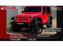 2013 Jeep Wrangler 3.6 Sport 2 Door SUV KM 46.000 ANTIK SEKALI Jeep Wrangler Sport 3.6 Facelift 2 Doors 2 Pintu NIK 2013 Red On Black Full Accesories