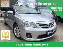 2011 TRUE Toyota Corolla Altis 1.6 E (A) DUAL VVTI FACELIFT PROMOTION