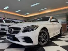 2020 Mercedes-Benz C200 2.0 Avantgarde Line Sedan AMG Package [Km23.000] Reg 2021 White On Black Speedo Digital Free Service 2026 #AUTOHIGH #BEST DEAL