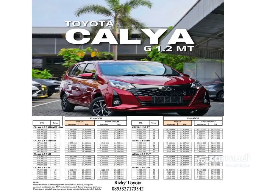 2024 Toyota Calya G MPV