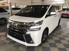 2015 Toyota Vellfire 2.5 ZG FULL NAPPA LEATHER