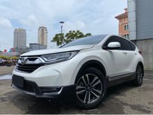 2017 Honda CR-V 1.5 Prestige Prestige VTEC SUV Turbo White On Black TOTAL DP 100JT HARGA NEGO LIKE NEW #CECILIAAUTO