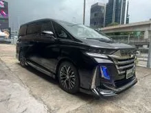 2024 Toyota Vellfire 2.4 Z Platinum MPV - LIKE NEW CAR, FREE SERVICE BEFOFE DELIVER, ORIGINAL MODELISTA BODYKIT, BLACK INTERIOR, DIM, BSM, UNREGISTER