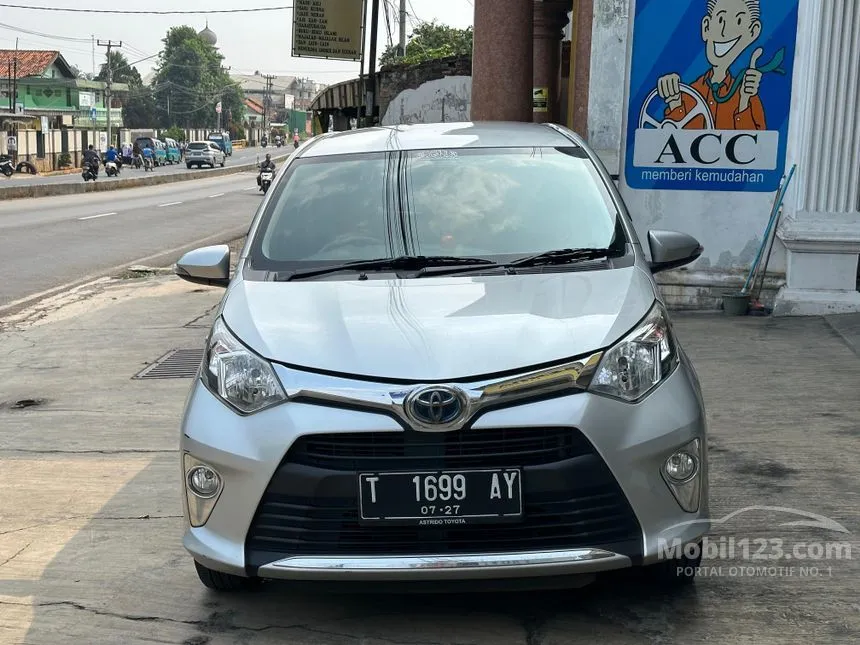 Jual Mobil Toyota Calya 2017 G 1.2 di Jawa Barat Automatic MPV Silver Rp 120.000.000